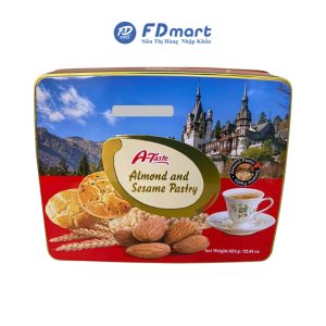 Bánh Quy Almond & Sesame Pastry Hạt Nhân Mè 624gr