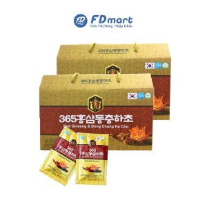 Chiết xuất hồng sâm đông trùng Hạ Thảo 70ml 20gói