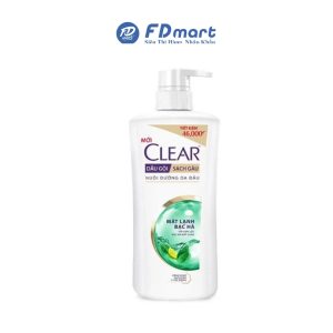 Dầu gội Clear mát lạnh bạc hà 630gr