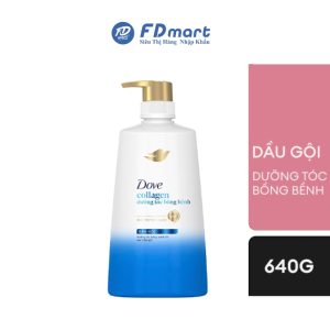 Dầu gội Dove collagen dưỡng tóc bồng bền 640gr
