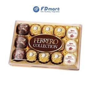 Socola Ferrero Mix Vị 15 viên hộp 172g