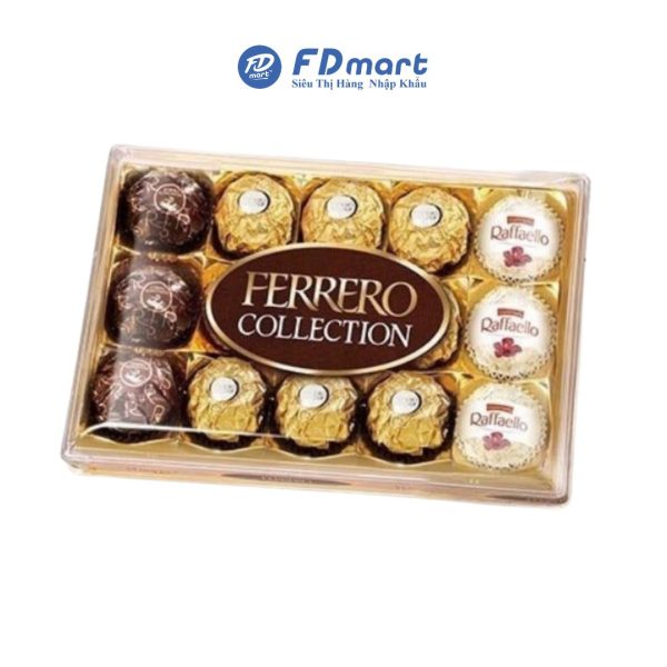 Socola Ferrero Mix Vị 15 viên hộp 172g