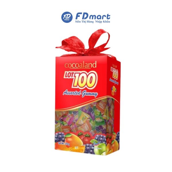 Kẹo Lot100 tổng hợp 225gr