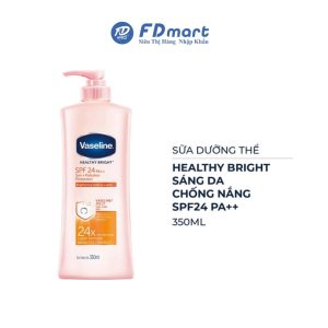 Sữa dưỡng thể Vaseline SPF 24 Sun 350ml