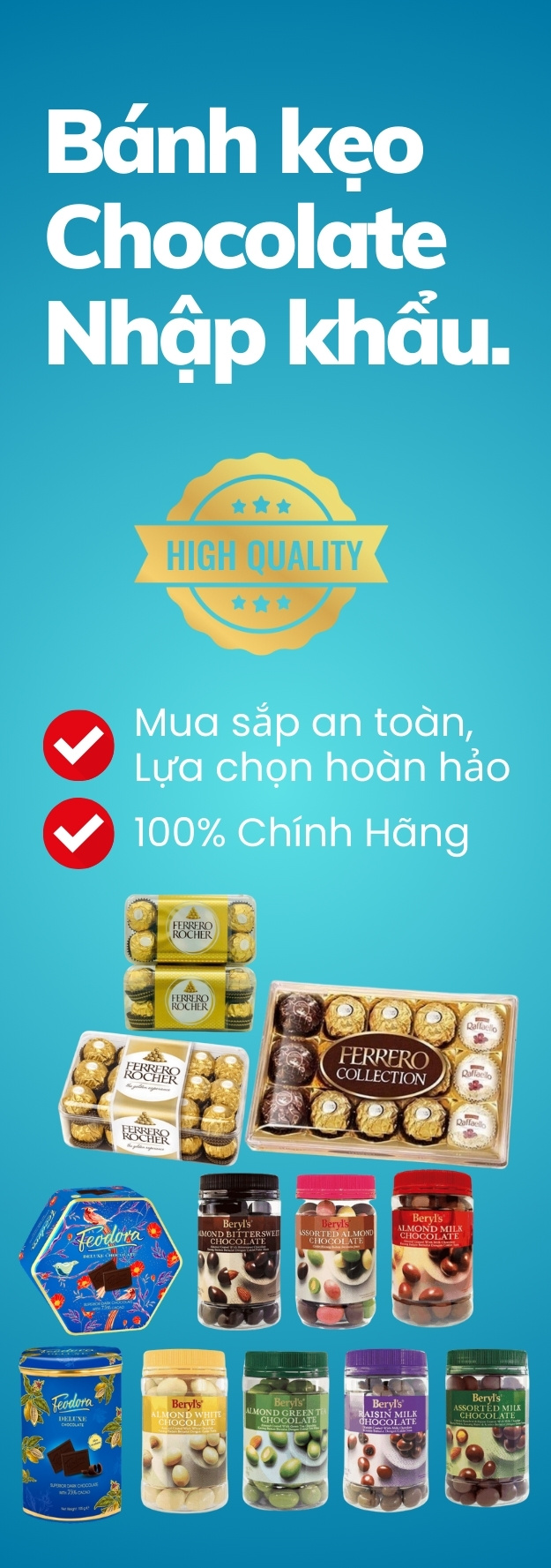 FD Mart - bánh kẹo, chocolate nhập khẩu