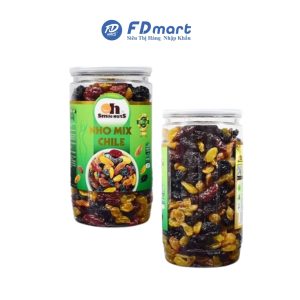 Nho khô mix chile Oh Smile Nuts 600gr