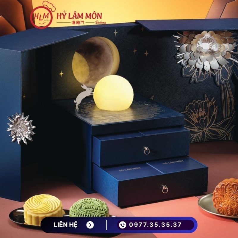 Hộp quà Trung Thu Nguyệt Quang Bảo Hợp - Hỷ Lâm Môn